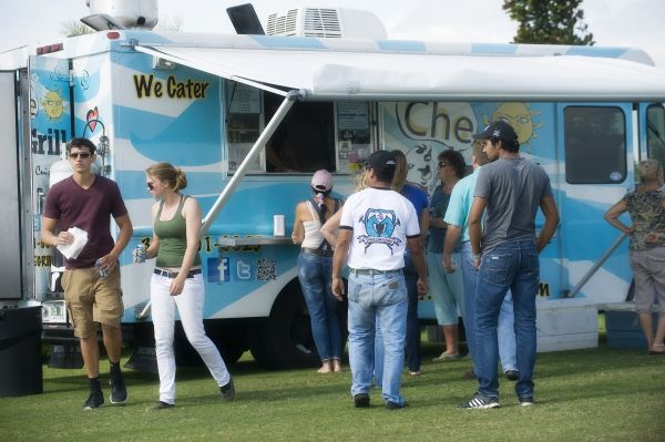 Miami-based popular food truck Che Grill is a familiar and welcome sight at Grand Champions. Argentine food and refreshments for everyone is provided by the club. Photo by Scott Fisher