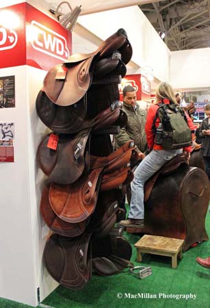 Photo 57 – CWD saddles are also for sale in the Royal trade fair. Photo by Shelley Higgins/MacMillan Photography