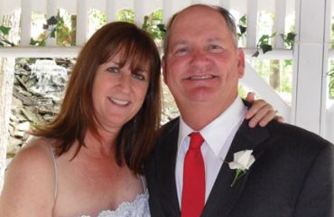 Newlyweds Jan and Bill Allan. You probably best know Jan as our own Lighterside columnist and Abby Westmark’s mom