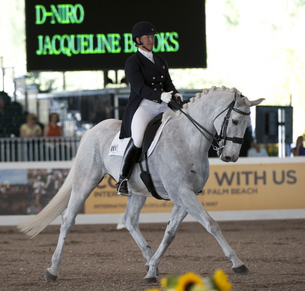 D-Niro and Jacqueline showing off the work ethic and style that earned them third place in the Grand Prix Special CDI5* at the 2013 World Dressage Masters.  Photo by Allen MacMillan/MacMillan Photography
