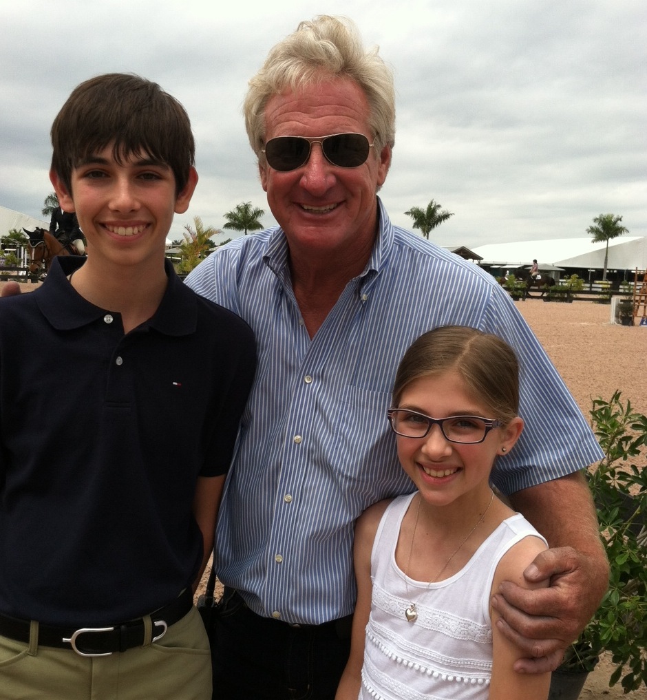 Jack and Claire had the chance to meet trainer Frank Madden.