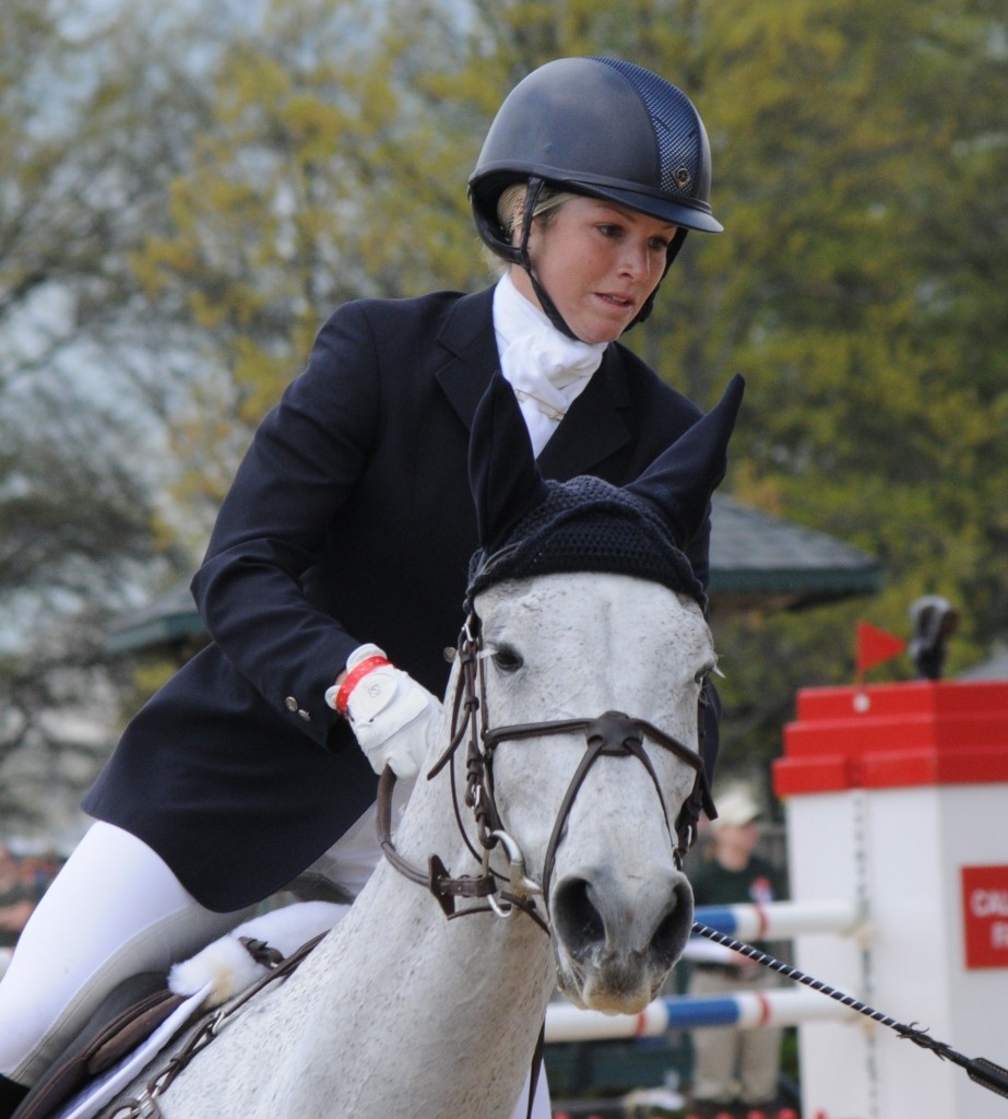 Caitlin, assistant trainer-rider for Boyd Martin and one of the most cheerful people on earth, caught in a very thoughtful moment aboard Catch A Star during their show jumping round on the final day of Rolex, which was also Caitlin's 23rd birthday. The duo had been through so much together, defying the odds to continue their partnership and make their Rolex four-star debut. Photo by Lauren R Giannini - laurengallops.zenfolio.com