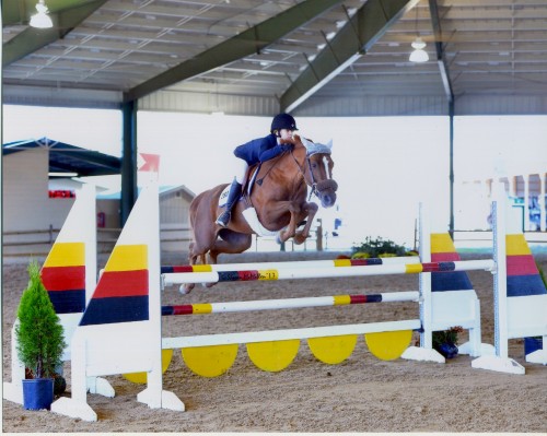 Julia and Rita show off their winning jumping style. Photo by Shawn McMillen 
