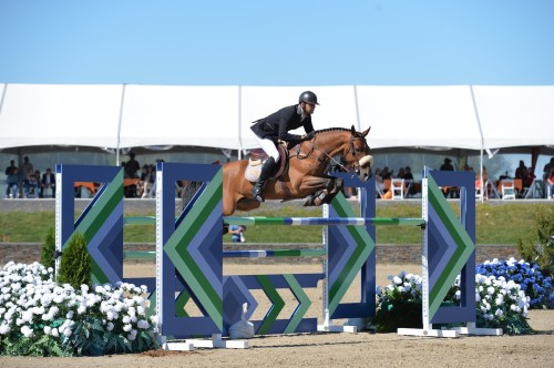 Nayel and Lordan jumping their way to their first million dollar win – the 2013 Zoetis $1 Million Grand Prix at HITS Saugerties. Photo by ESI Photography