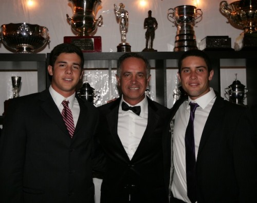 Carlos and his sons, Mariano, left, and Carlos, Jr., who are both  professional polo players. Photo by Alex Pacheco 