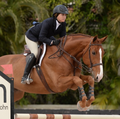 Tori Colvin, who rides with Missy, and Dr. Betsee Parker’s Patrick dominated the equitation division at the 2014 Winter Equestrian Festival in Wellington, Florida, and secured the Christy Conard Perpetual Trophy for Equestrian Excellence with four weeks remaining in the circuit. Photo by The Book LLC 2014 