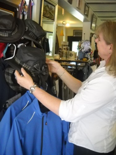 Customers shopping at Barbara’s Horse Leap are in search of authentic riding gear. 