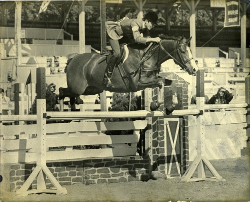 Buddy and Pappy competing at Devon in the Junior Jumpers in 1972.  Photo courtesy of Buddy Brown 