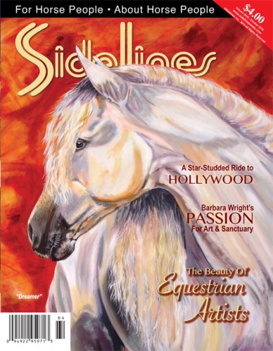 On the Cover: “Dreamer” — painting of a beloved Andaslusian broodmare by Colorado artist Barbara Wright. Photo courtesy of Barbara Wright