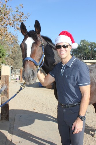 The perfect Christmas present – a horse and a hot horseman!