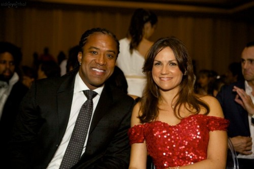 Claude-Alix during a recent trip to Haiti. 