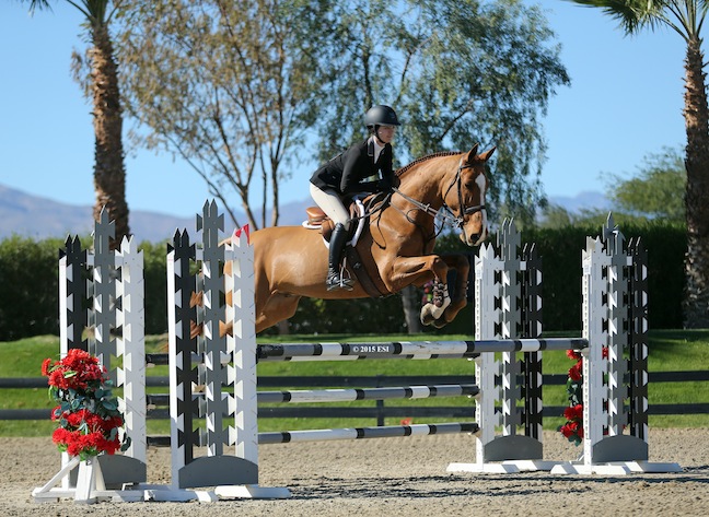 Alex and Beau compete in the big eq classes. (Photo by Glen Burgess/ESI Photography)