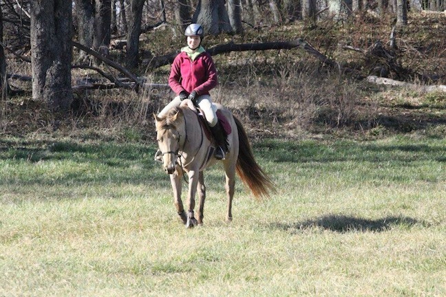 Faith and Emily are once again enjoying riding. (Photo courtesy of Emily Lunsford)