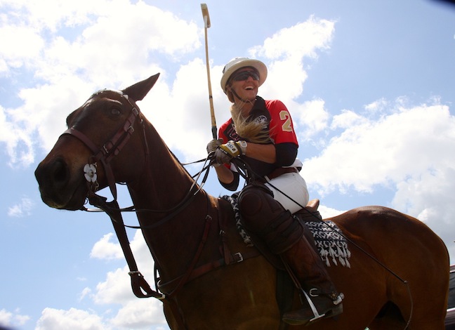 Pepsi, one of Kerstie's favorite polo ponies. (Photo by Sheryel Aschfort, The Polo Paparazzi)