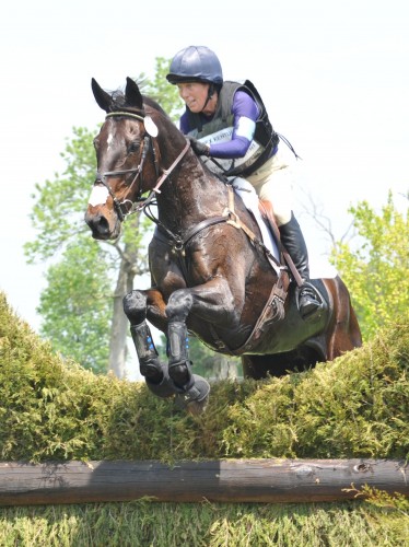Beth and Sal Dali on the cross-country course at Rolex. Photo by Lauren R. Giannini