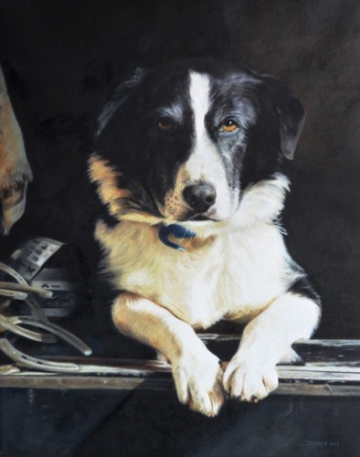Buster, the Farrier’s Dog — 16” x 20” Private Collection