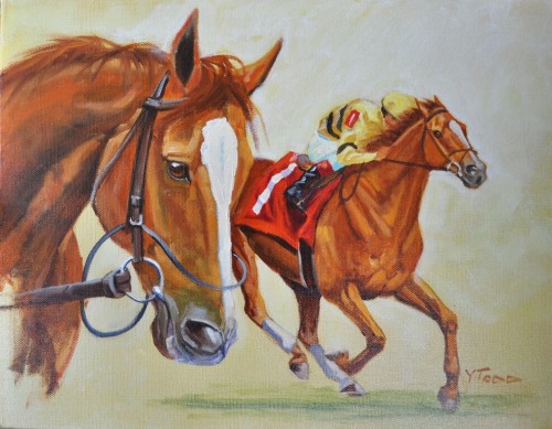 Wise Dan, 11’ x 14’, Oil on Canvas