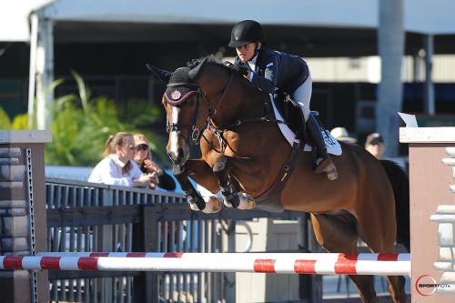 Taje and Drommels at the Winter Equestrian Festival in Wellington, Florida. Photo by SportFot