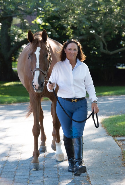 Harriet, with HJ Benjamin, has followed in her father’s footsteps and is also a trainer. She trains out of Wolffer Estate Stables and Topping Riding Club both in Sagaponack, New York. Photo by Isabel Kurek