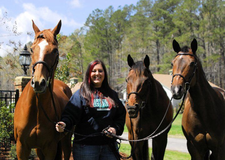Kimmy’s college graduation photo with, left to right, Cam, Miller and Levi. Instead of graduation gifts, Kimmy asked that people donate to an animal rescue. Photo by Danielle Calore