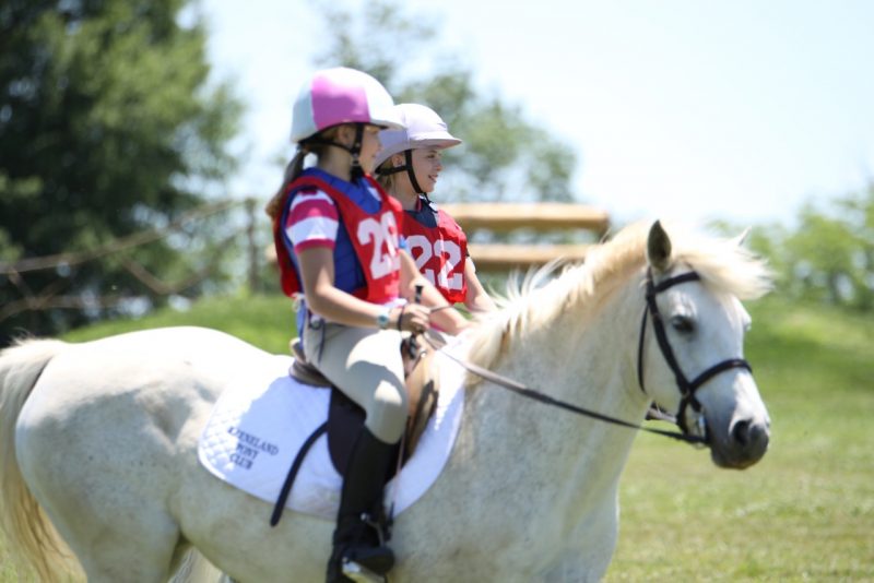 Pony Club riders at the Kentucky Horse Park Photo by John Crowell