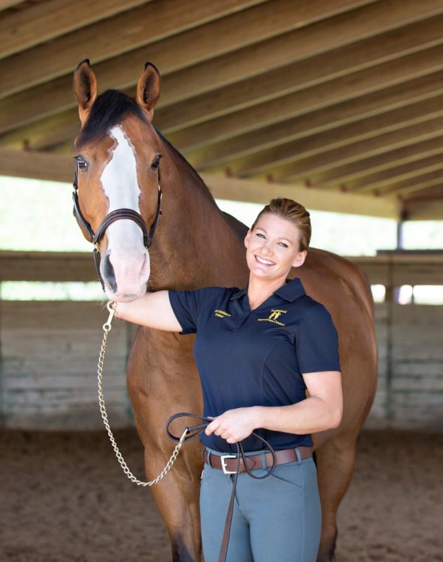 Ida Mattisson with her homebred Swedish horse, Bombastic Moonfyre Photography, moonfyrephotography.com