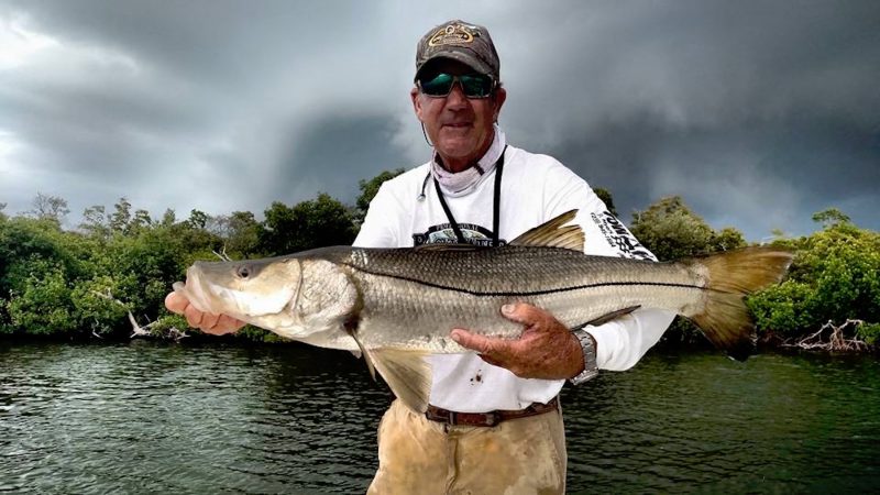 When home in Florida, Billy pursues his passion for fishing. Photo courtesy of Billy Glass