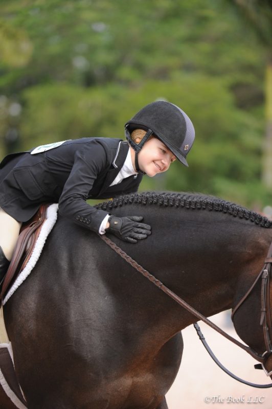Sophie and Mythical at WEF in the Junior Hunters Photo by The Book LLC