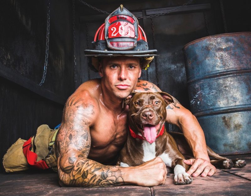 Dustin Ford and Caityln – a dog who became the face of anti-cruelty efforts across the country after she was found in a North Charleston neighborhood with her muzzle wrapped in electrical tape.