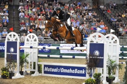 Matt Cyphert and Lochinvar jumping the Mutual of Omaha jump. Started in 1979, the FEI World Cup™ Jumping Final is an annual international showdown among the world's best show jumping horses and riders.