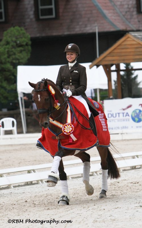 Katie and Toy Soldier were Reserve Champions in the 2014 Brentina Cup. Photo by RBM Photography
