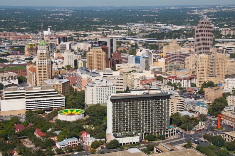 The San Antonio skyline Photo courtesy of VisitSanAntonio.com