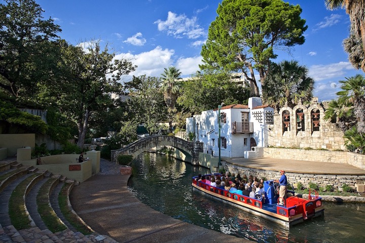 Take a barge tour of the San Antonio River and its many sites. Photo courtesy of VisitSanAntonio.com