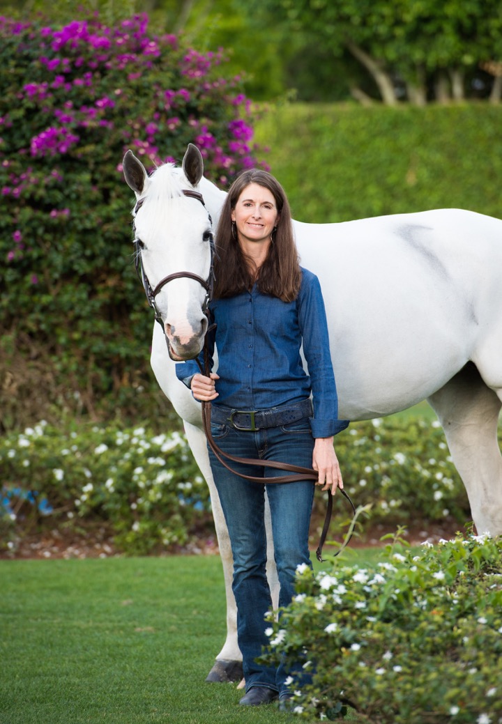 Alison and Zodiac at Newstead Farm in Grand Prix Village in Wellington, Florida