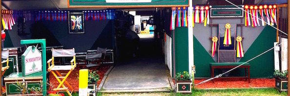 Summerfield Farm — set up and looking great. Wonder who did all the work to get it looking perfect? 