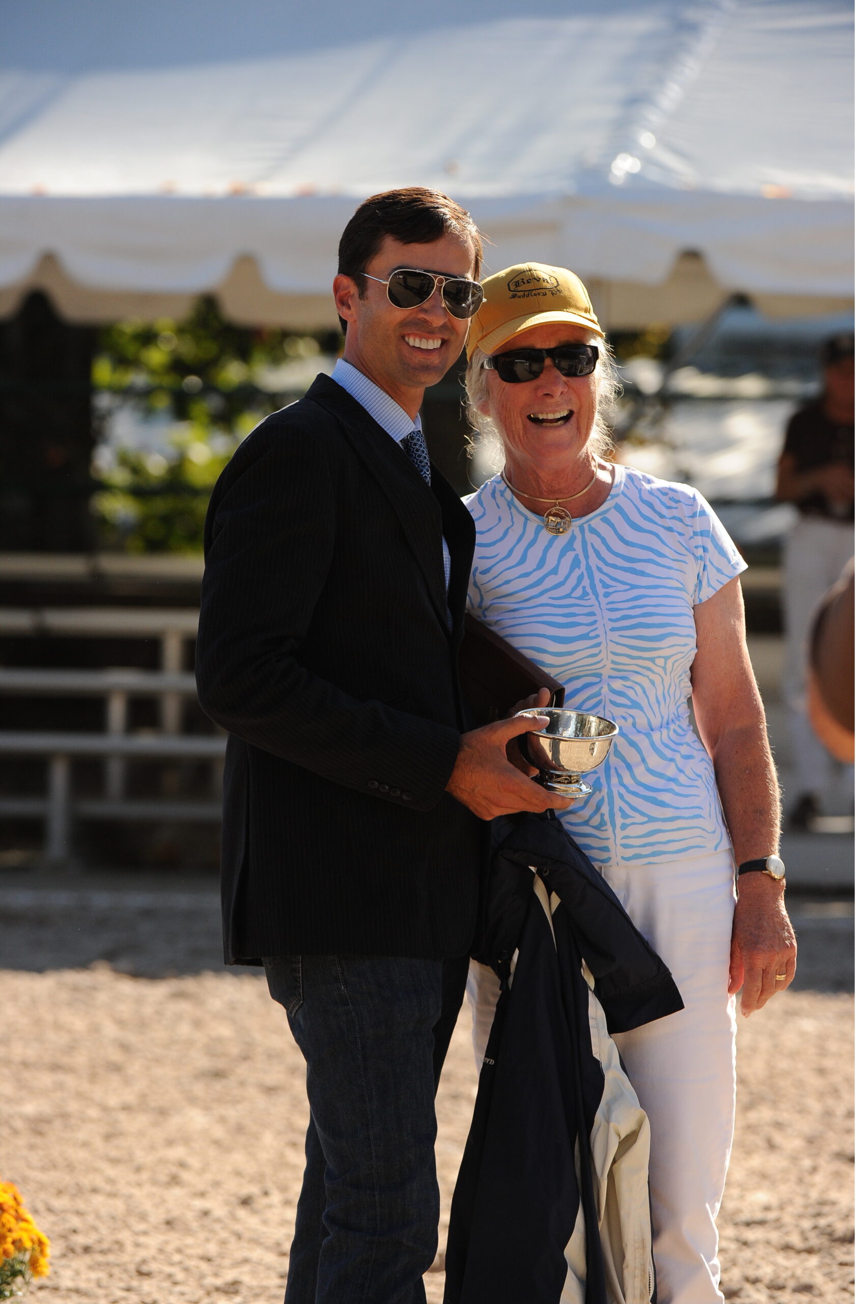 Andre4 Andre and his mentor Judy Richter — the two are still close. Photo by V. Valenti