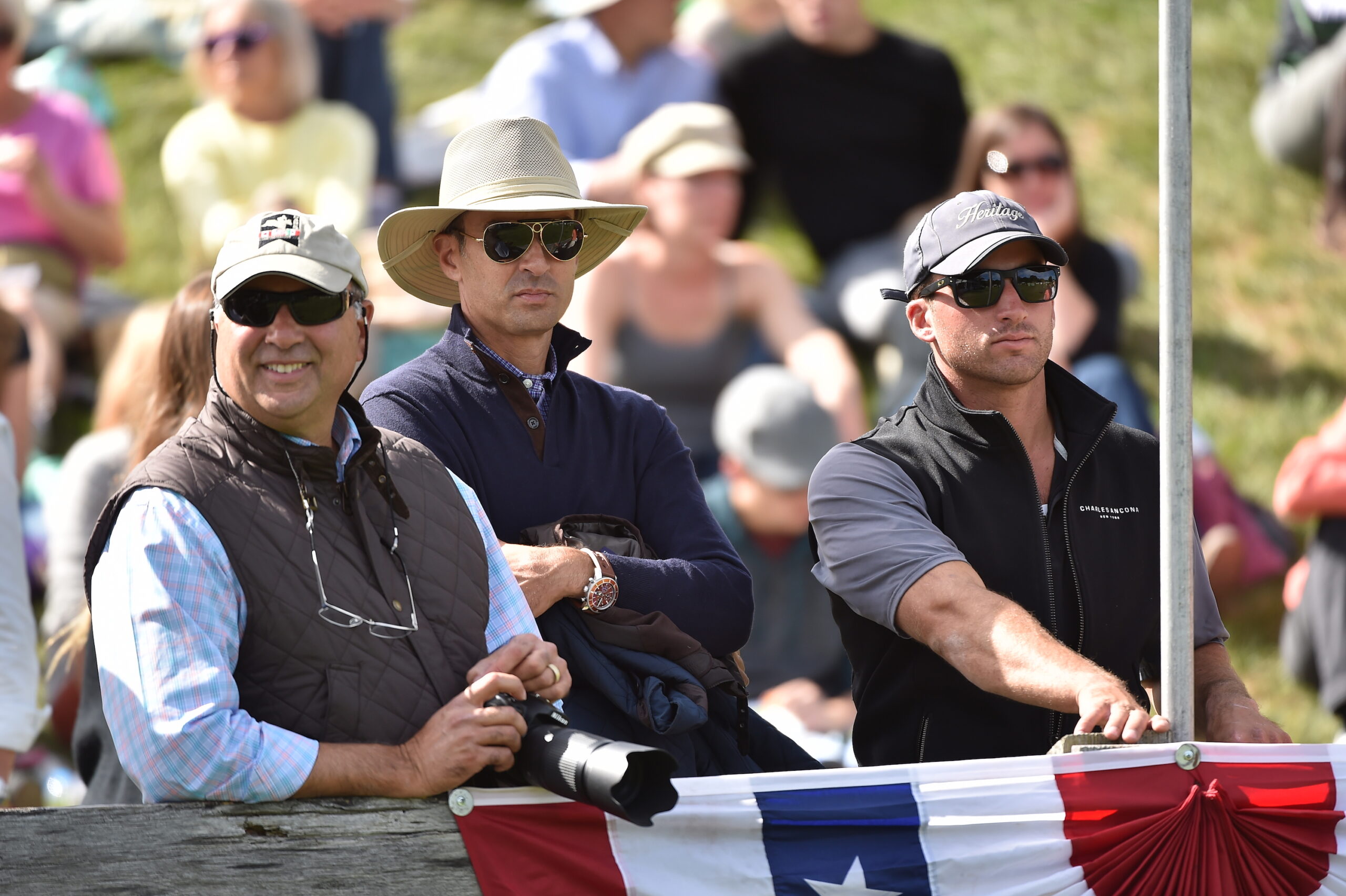 Heritage Farm is a family business for the Dignelli family — from the left, Michael, Andre and Michael’s son Dean. Photo by V. Valenti