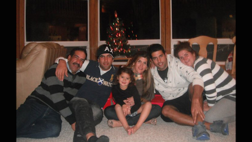 Antonio and his family enjoying a ski vacation together in Boone, North Carolina. Photo courtesy of Antonio Martinez