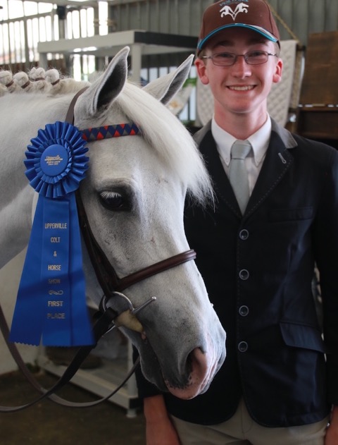 Bailey Doloff — winner of the Laura Pickett Trophy for Excellence in Horsemanship. Photo courtesy of Bailey Doloff