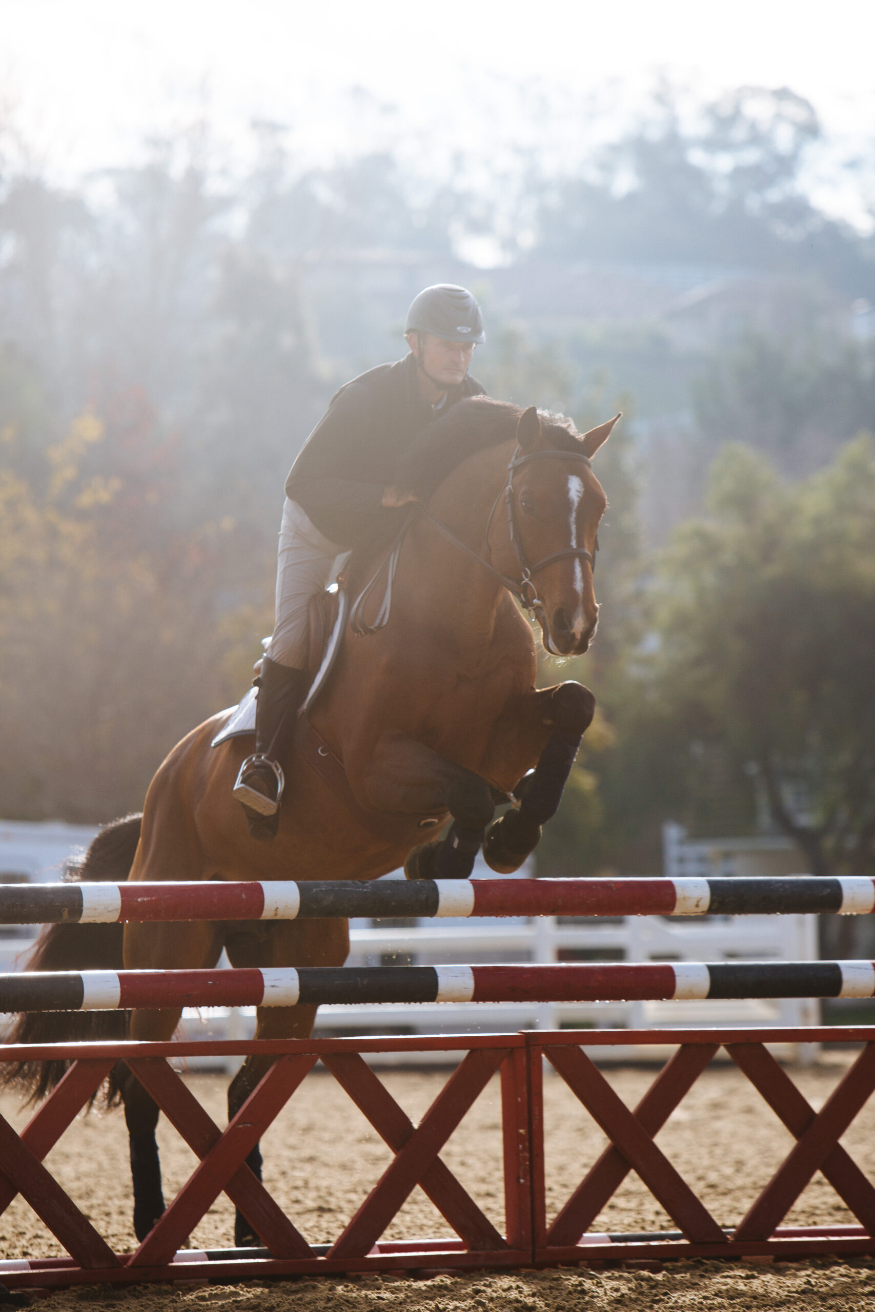 Eric during an early morning training session. (Photo by Bret St. Clair)
