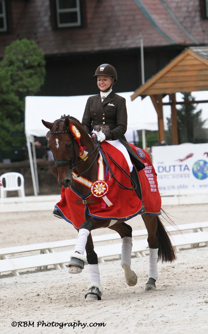 Katie and Toy Soldier were Reserve Champions in the 2014 Brentina Cup. Photo by RBM Photography 