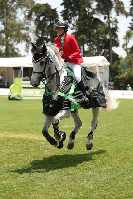 Canadian show jumper Lizzie Gingras Photo by Cealy Tetley