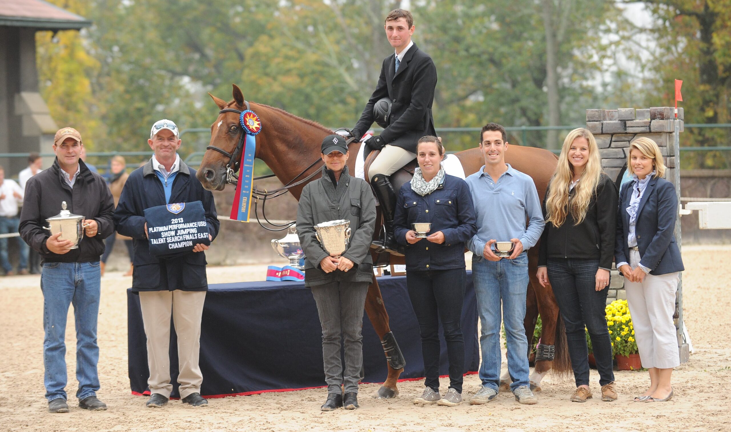 Missy’s student Michael Hughes on Zagreb was the winner of the 2013 Platinum Performance/USEF Show Jumping Talent Search Finals – East. Photo by The Book LLC 2014