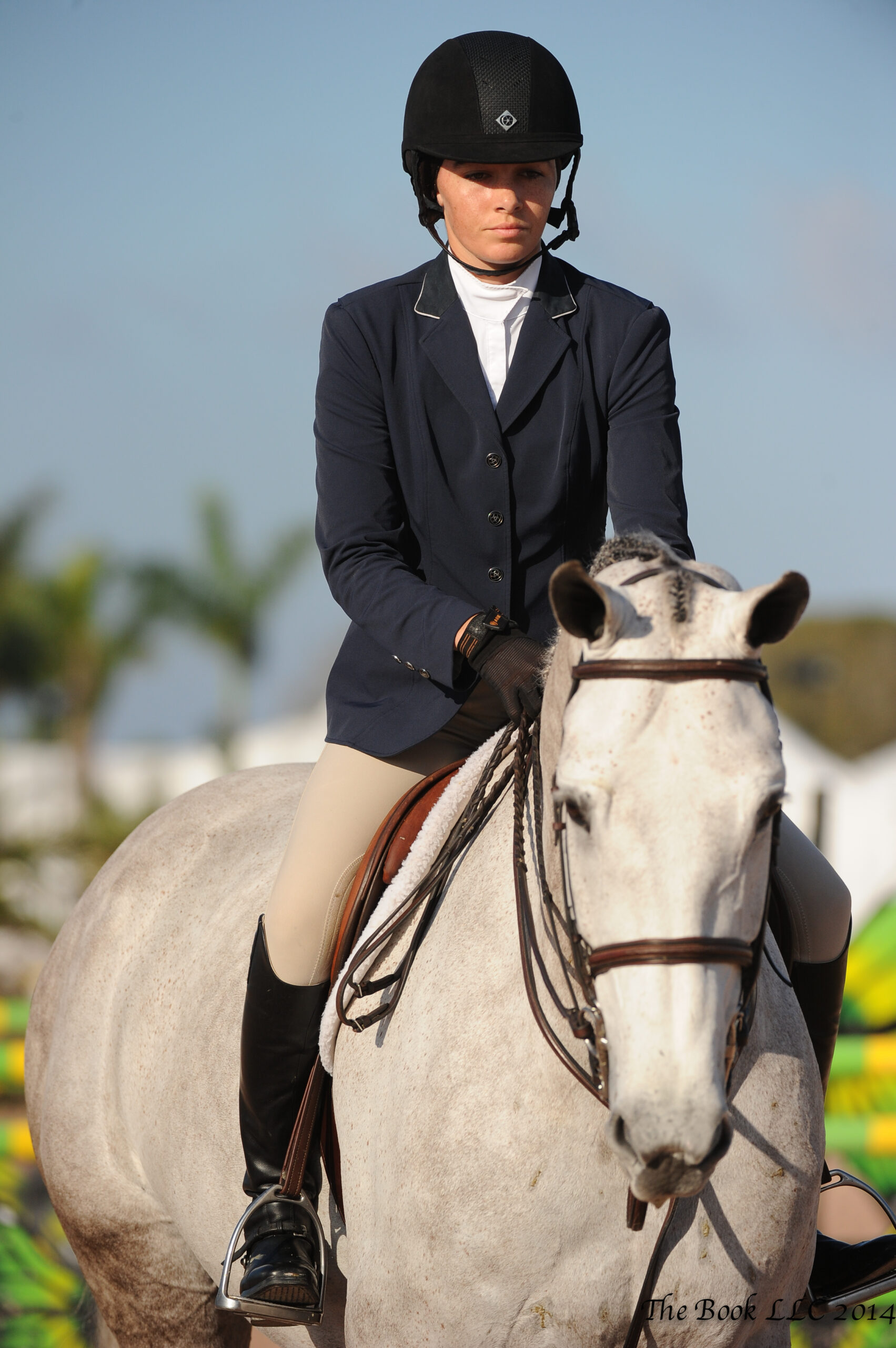 Sophie Simpson and North Run’s Eclipse, amazing at only 6, had a very successful indoor circuit finishing eighth in the ASPCA Maclay finals. Photo by The Book LLC 2014
