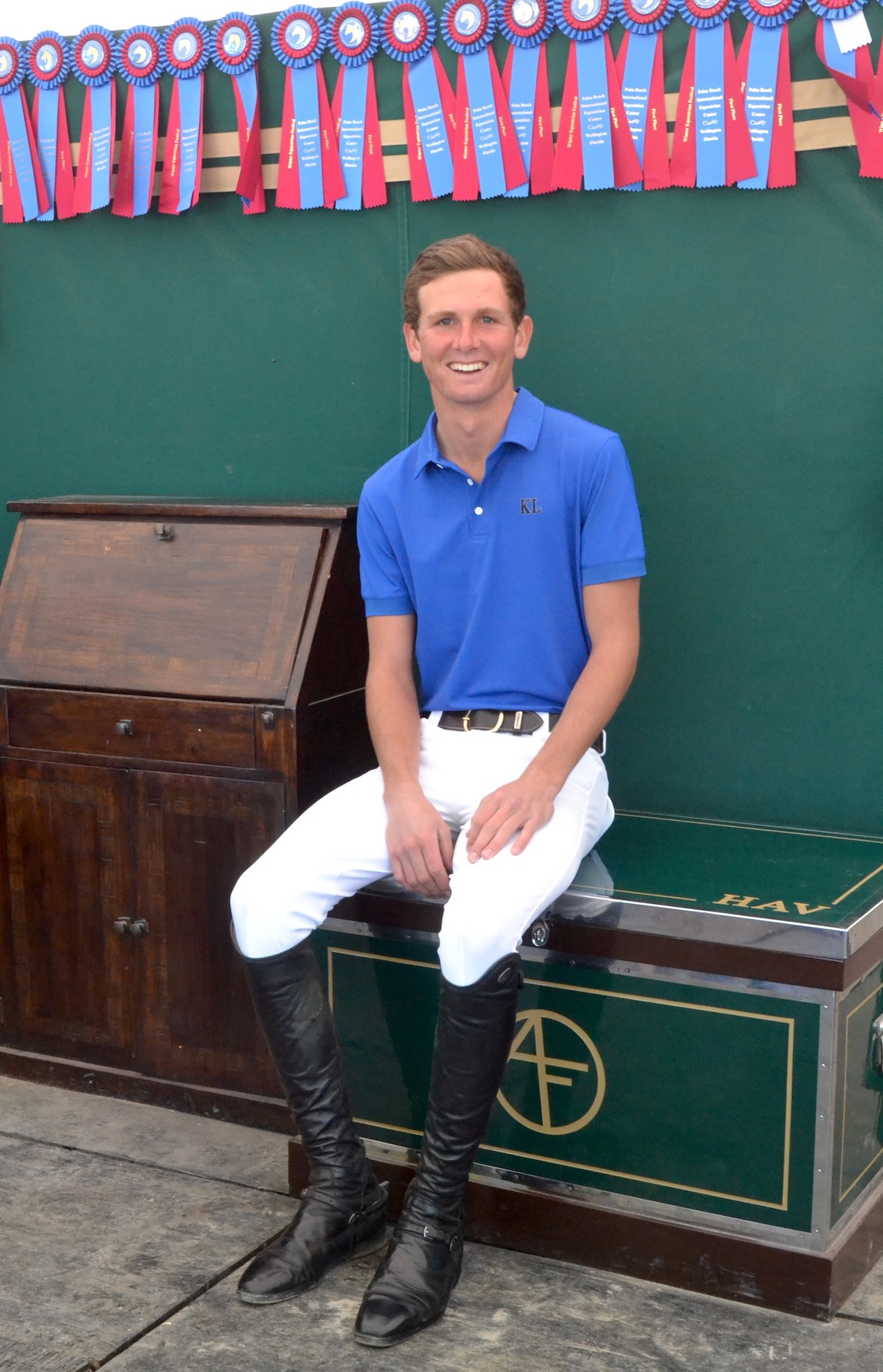 Spencer at the Ashland Farm setup during WEF.