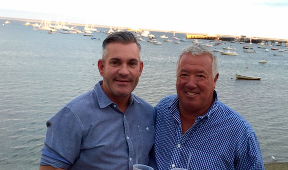 Bradley and Bob in Provincetown, Massachusetts, enjoying some time away from the show.
