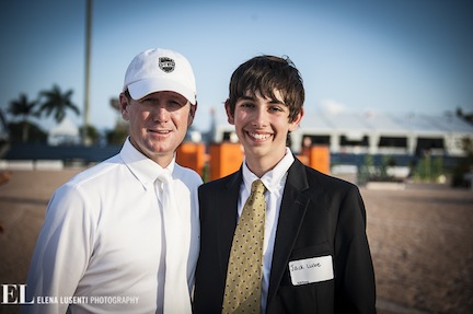 Jack and Olympian McLain Ward. Photo by Elena Lusenti Photography
