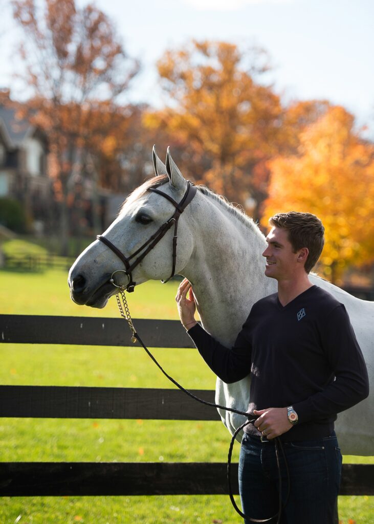 Quentin and Dark: While riding a stallion may have its challenges, it also has many rewards. Photo by Katherine Hay, www.khayphotos.com 