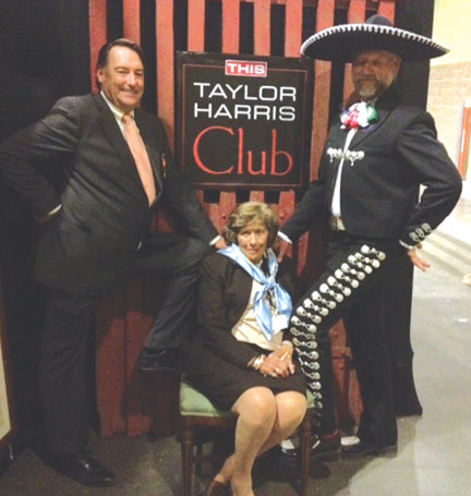 Mason Phelps, Kiki Umla and Pedro Cebulka at the Taylor Harris Club at the 2011 Alltech National Horse Show