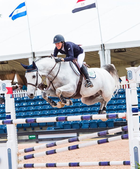 Molly competing at the 2016 Winter Equestrian Festival